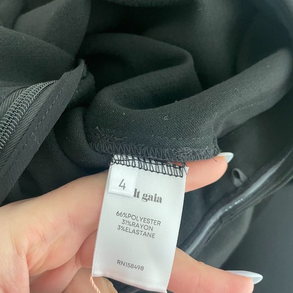 Cult Gaia Capri Maxi Dress Black Off-the-shoulder Cut-out Detachable Long Sleeve - Picture 4 of 14